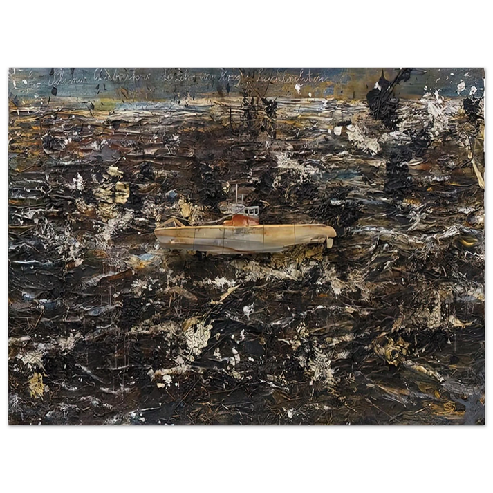 Anselm Kiefer - FOR VELIMIR KHLEBNIKOV THE DOCTRINE OF WAR BATTLES 2010  75x100 cm / 30x40inches Fine Art Poster