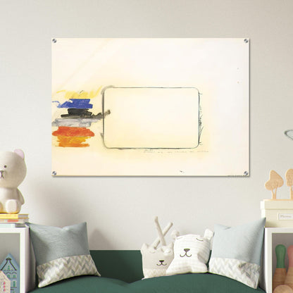 Disegno n. 2 per l'occhio del critico - Art Informel - Mario Schifano Acrylic Print - 70x100 cm / 28x40″ inches
