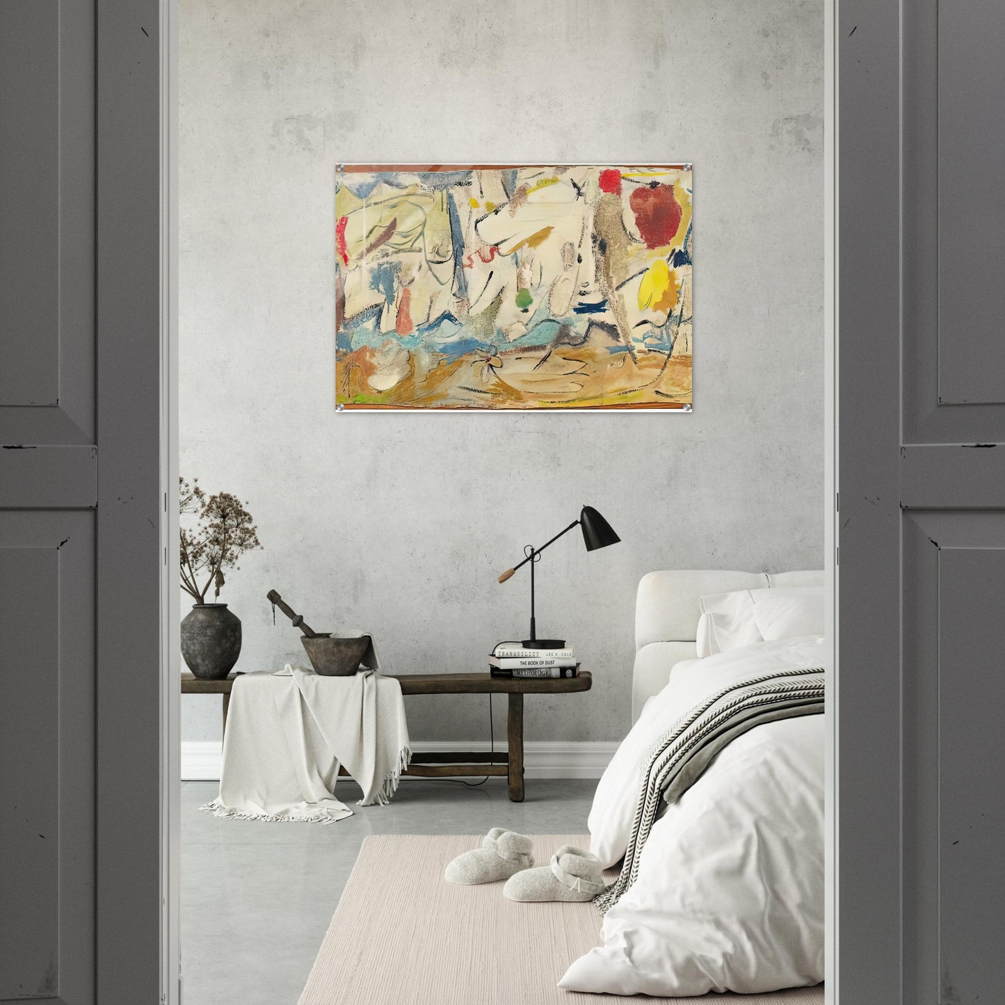 Cloudscape, 1951- - Helen Frankenthaler Acrylic Print - 70x100 cm / 28x40″ inches | Helen Frankenthaler Wall Art | Helen Frankenthaler Prints
