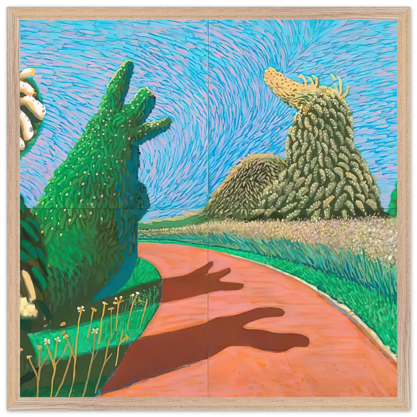 David Hockney - David Hockney Wall art - 60x80 cm / 24x32 Inches - Fine Art Poster - -