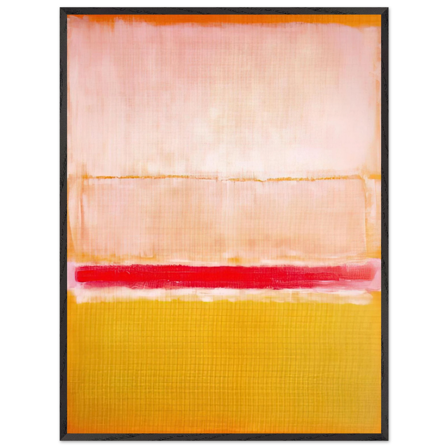 Mark Rothko - No.2 - 1950 Wall Art - 60x80 cm / 24x32 inches - Premium Wooden Framed Poster With Fine Art Paper-canvas - White frame