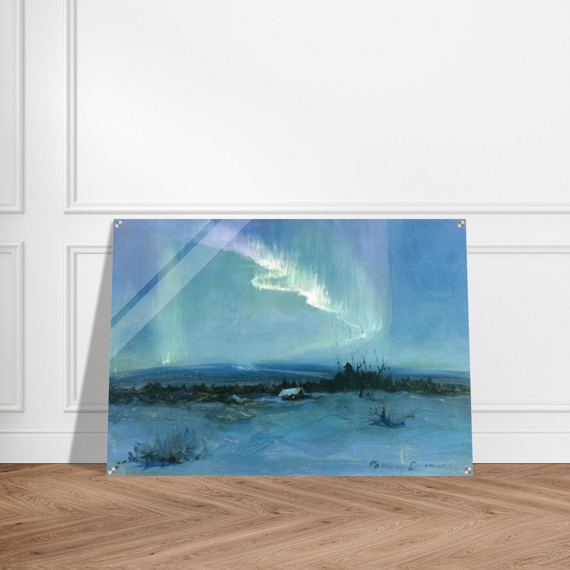 Northern Lights - Romanticism - Sydney Laurence Acrylic Print - 70x100 cm / 28x40″ inches