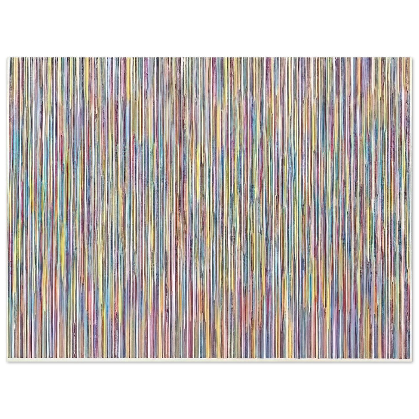 Gene Davis - Monet's Garden - 1980  75x100 cm / 30x40inches Fine Art Poster