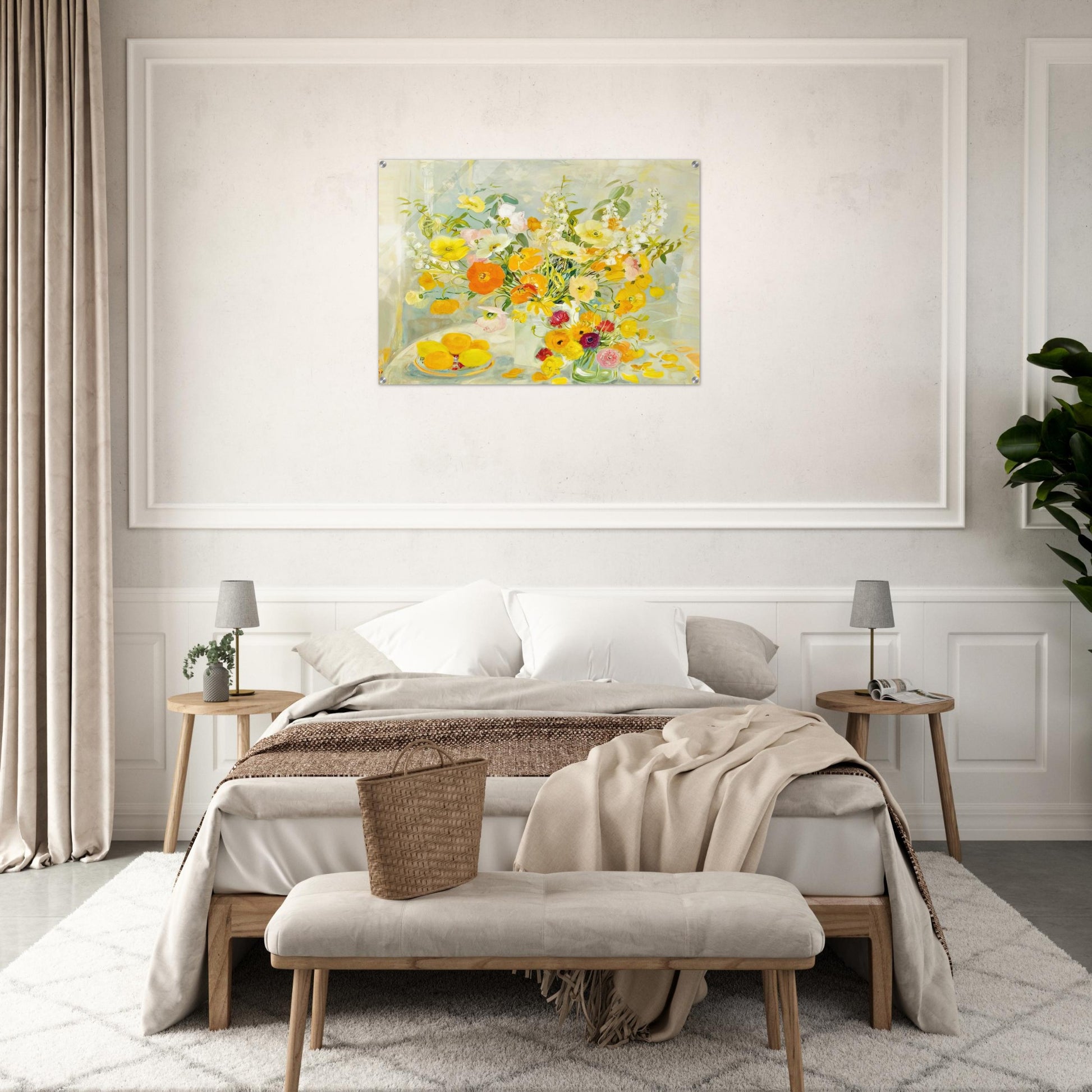 Flower Composition - Post-Impressionism - Le Pho Acrylic Print - 70x100 cm / 28x40″ inches