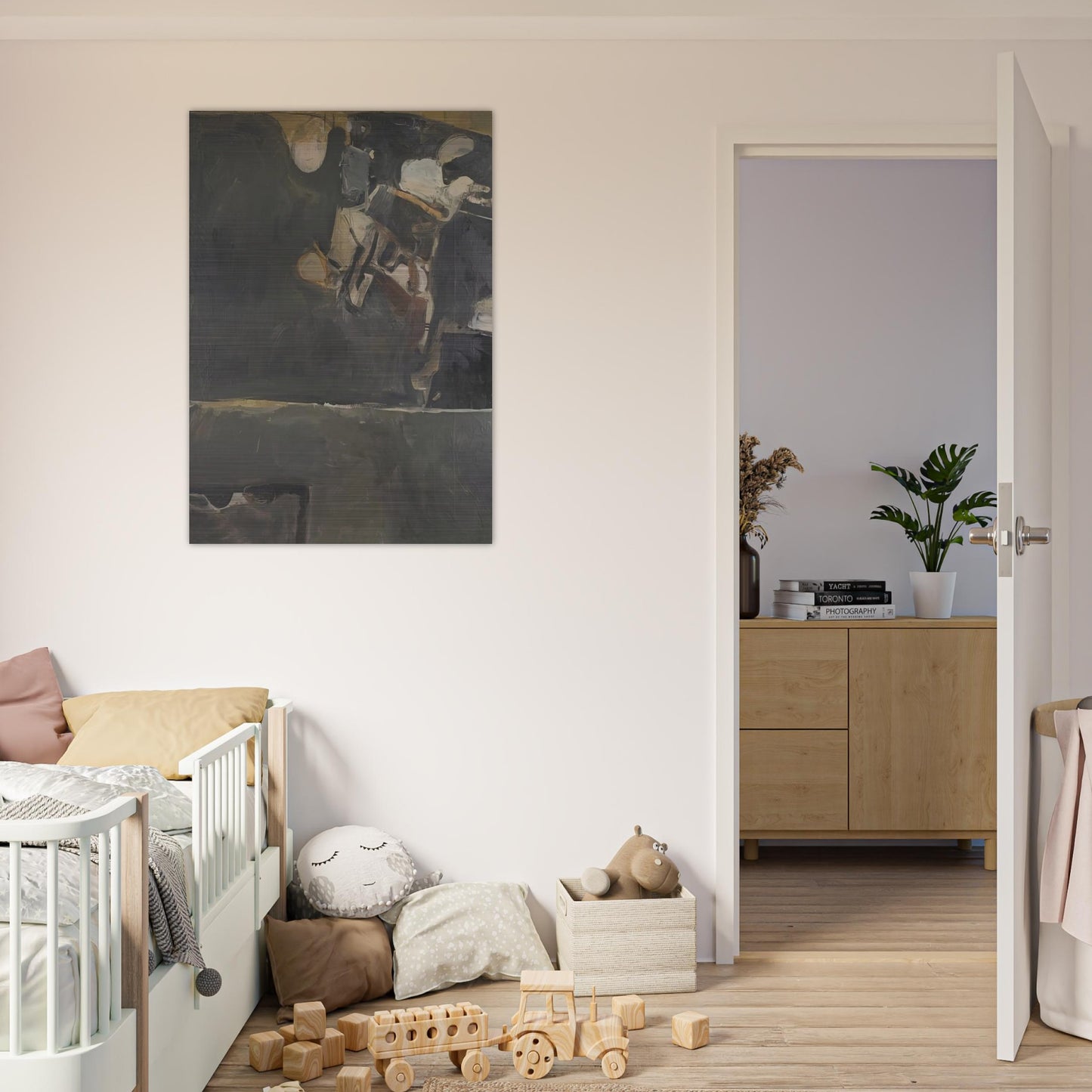 Berkeley #20 - Richard Diebenkorn Brushed Aluminum Print - 70x100 cm / 28x40 inches | Richard Diebenkorn Aluminum Print | Richard Diebenkorn Prints