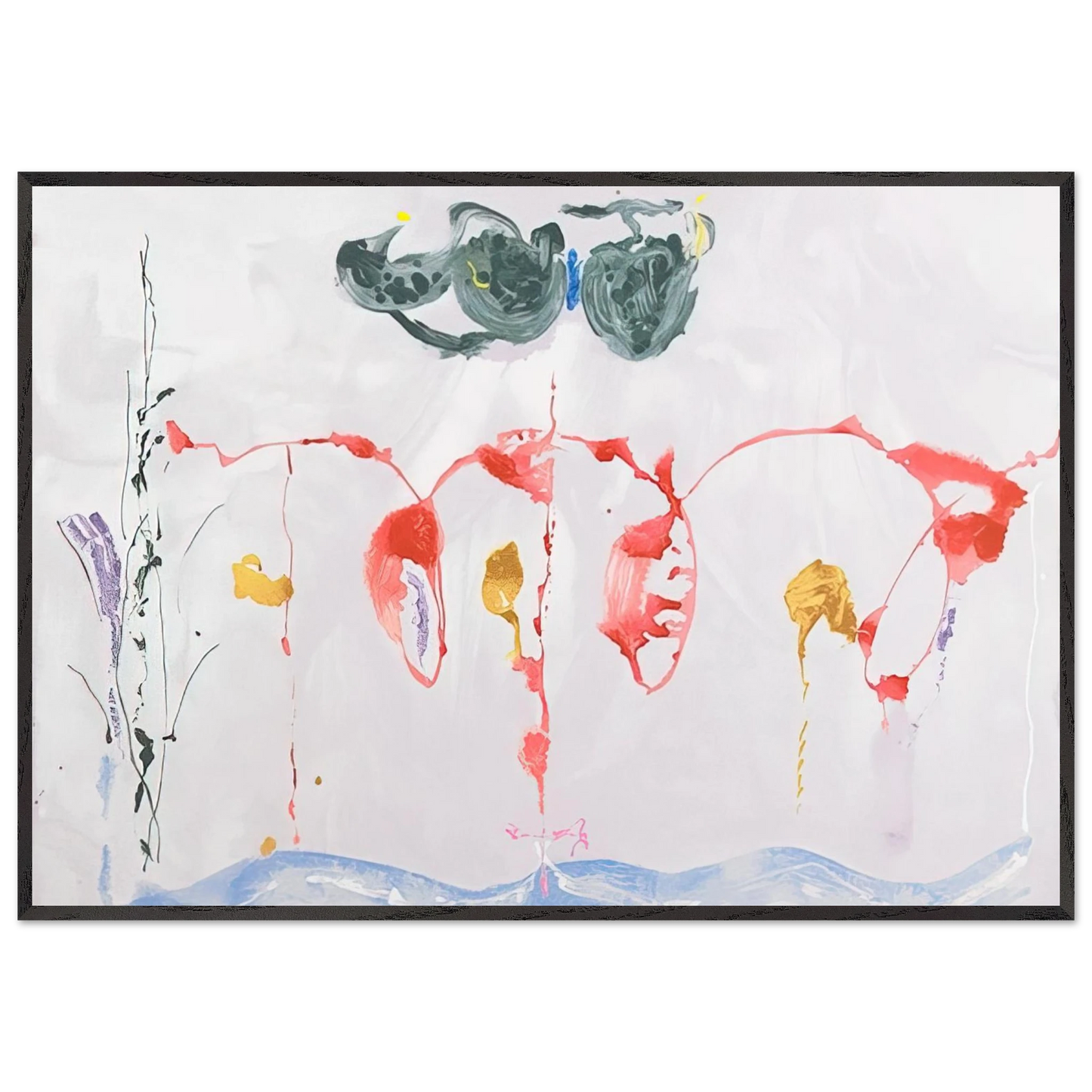 Helen Frankenthaler - Aerie - 2009 Wall art - A1 (59.4 x 84.1  cm) - Fine Art Poster-canvas - -