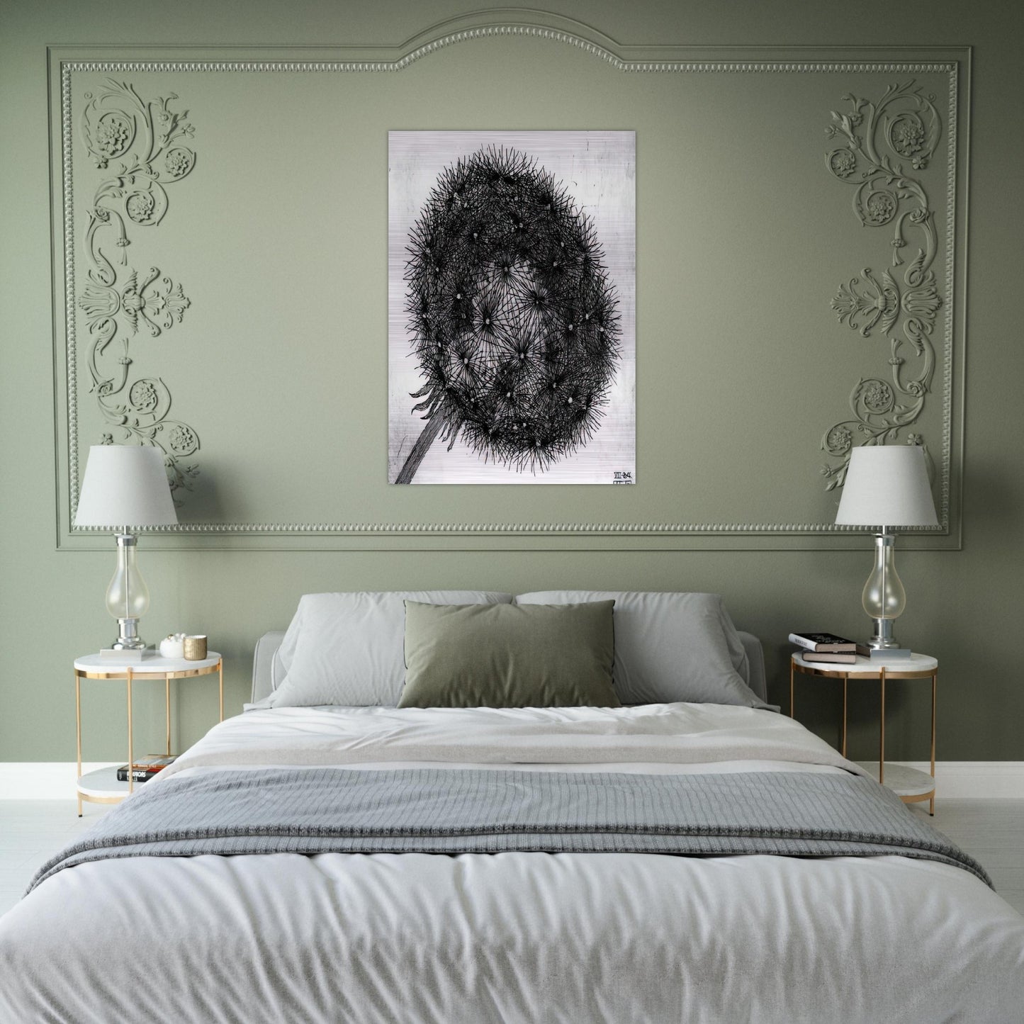 BLOWBALL I - MC Escher Brushed Aluminum Print - 70x100 cm / 28x40 inches | MC Escher Aluminum Print | MC Escher Prints