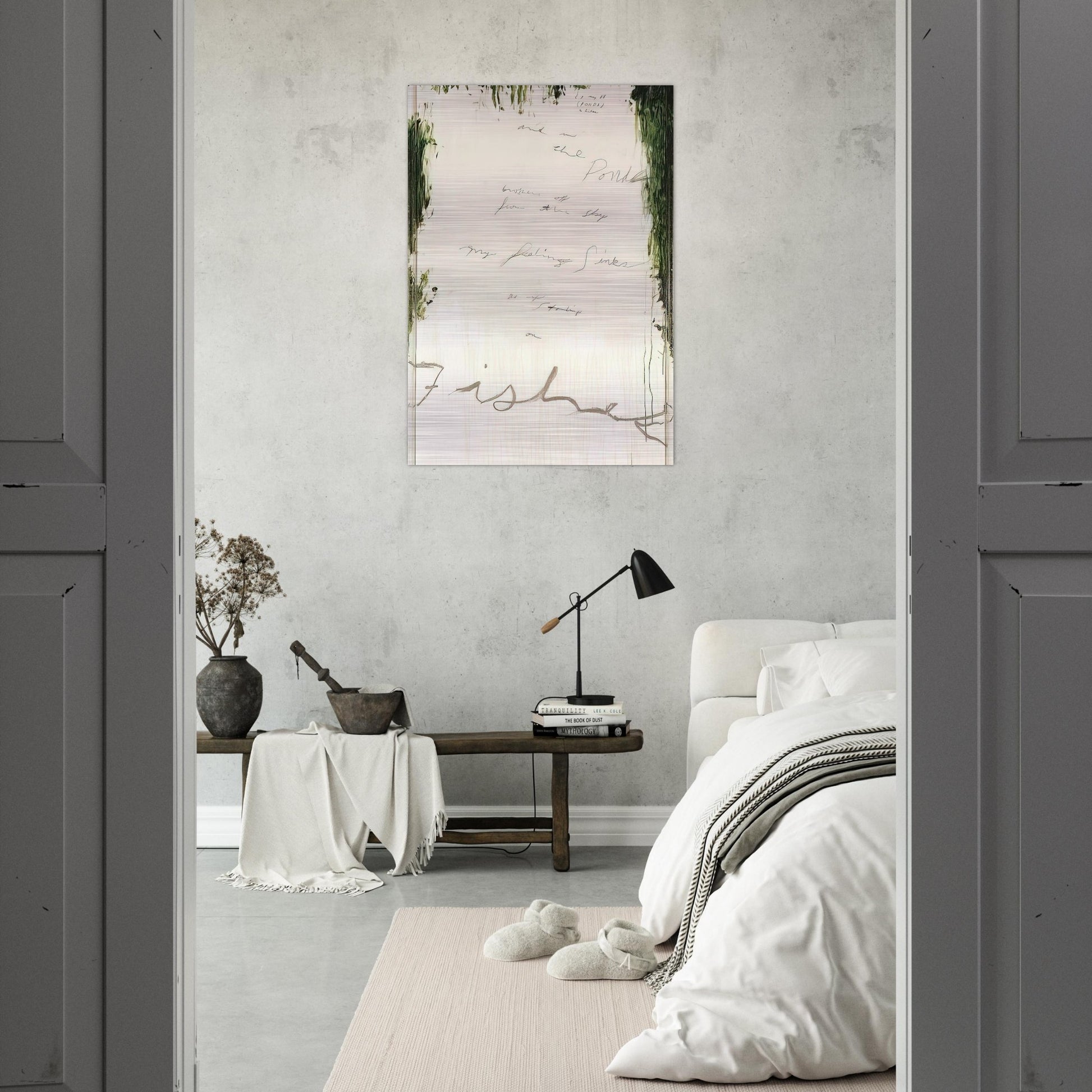 Untitled Part I - Cy Twombly Brushed Aluminum Print - 70x100 cm / 28x40 inches | Cy Twombly Aluminum Print | Cy Twombly Prints