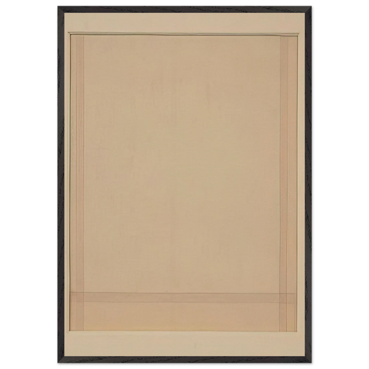 Spazio Luce - 1965 - Antonio Calderara 70x100 cm / 28x40 inches Framed Art Print – Black Wooden Frame