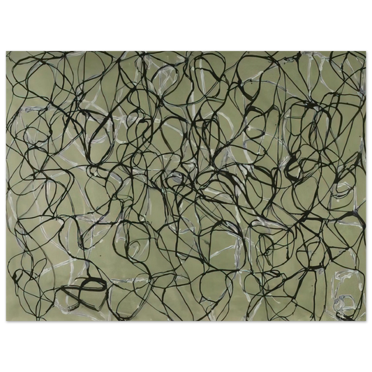 Brice Marden - Bridge Study - 1991  75x100 cm / 30x40inches Fine Art Poster