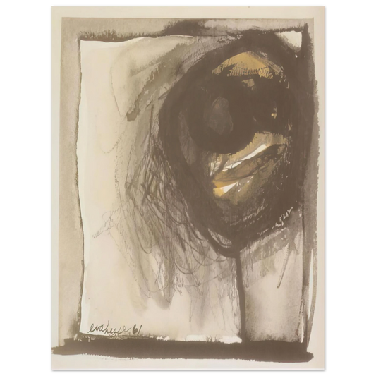 Eva Hesse - UNTITLED 1961  75x100 cm / 30x40inches Fine Art Poster