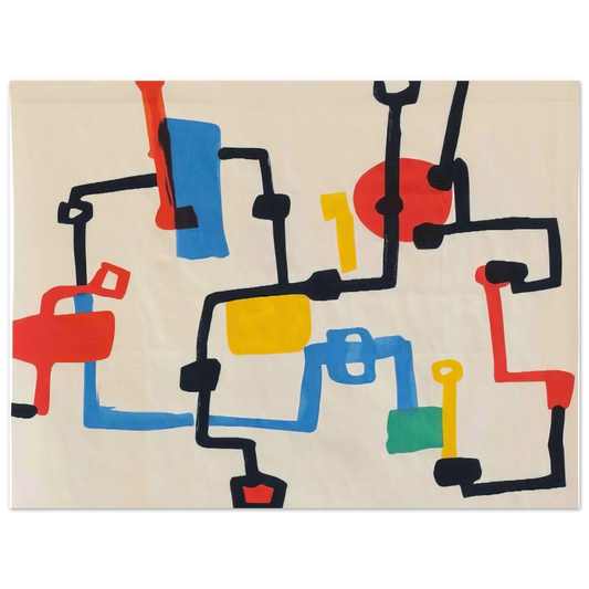 Etel Adnan - Oil Fields  75x100 cm / 30x40inches Fine Art Poster