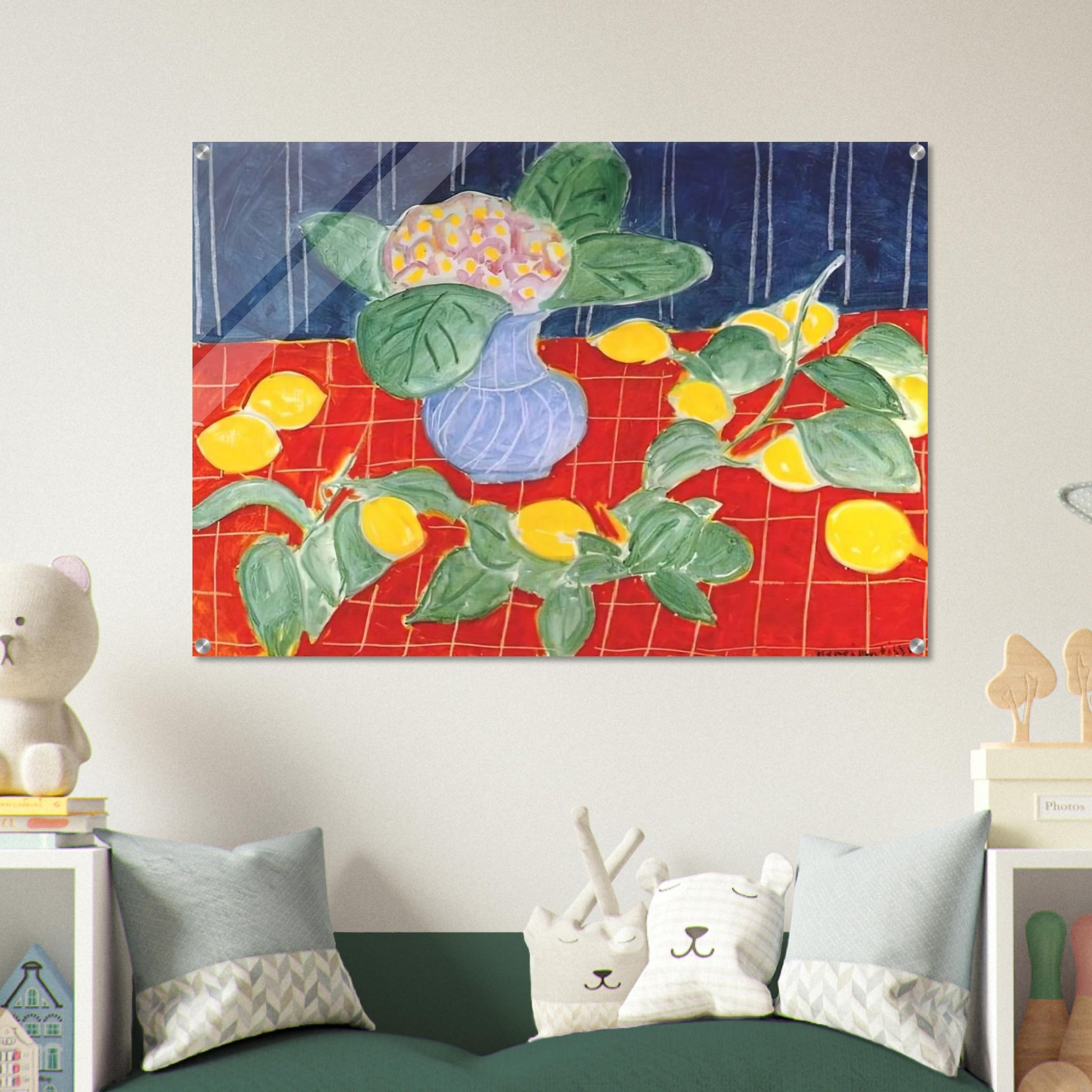 LEMONS AND SAXIFRAGES 1943 - Henri Matisse Acrylic Print - 70x100 cm / 28x40″ inches