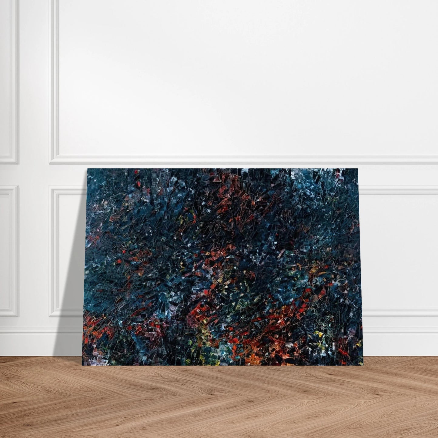 Forestine - Jean-Paul Riopelle Brushed Aluminum Print - 70x100 cm / 28x40 inches | Jean-Paul Riopelle Aluminum Print | Jean-Paul Riopelle Prints