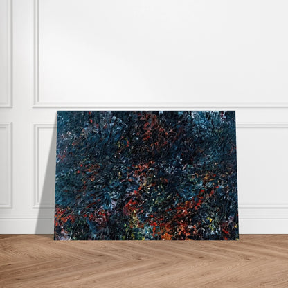 Forestine - Jean-Paul Riopelle Brushed Aluminum Print - 70x100 cm / 28x40 inches | Jean-Paul Riopelle Aluminum Print | Jean-Paul Riopelle Prints