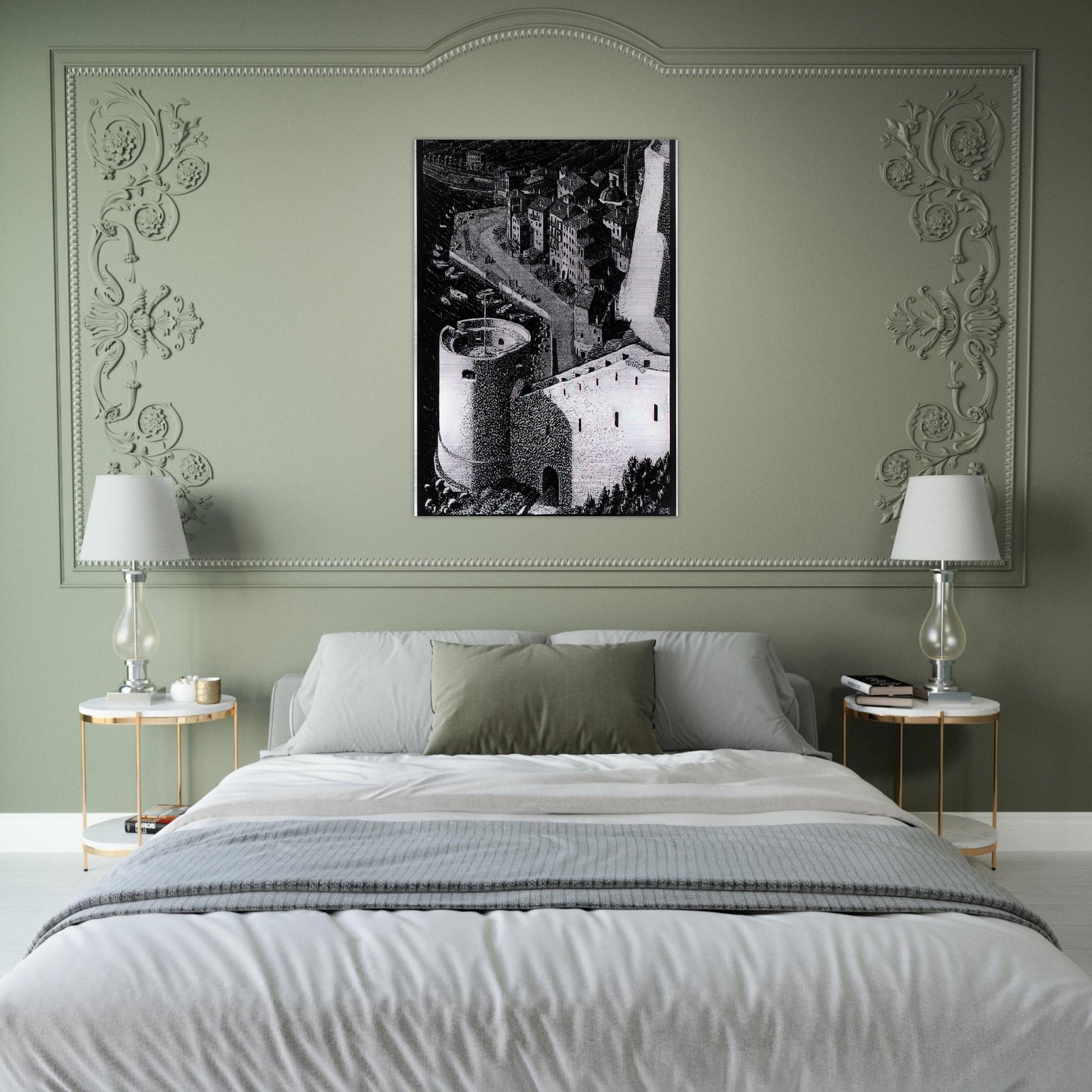ESCHER (23) - MC Escher Brushed Aluminum Print - 70x100 cm / 28x40 inches | MC Escher Aluminum Print | MC Escher Prints