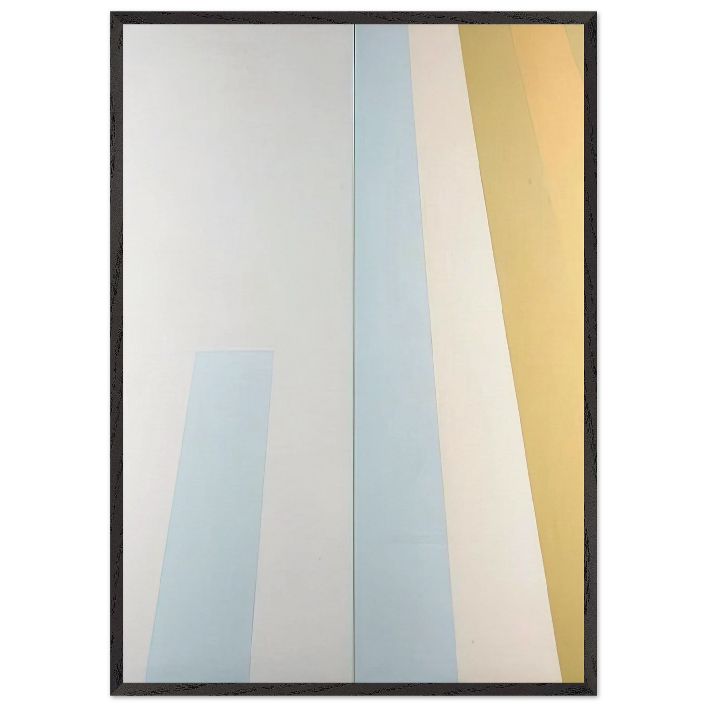 Diet - Minimalism - Mark Lancaster 70x100 cm / 28x40 inches Framed Art Print – Black Wooden Frame