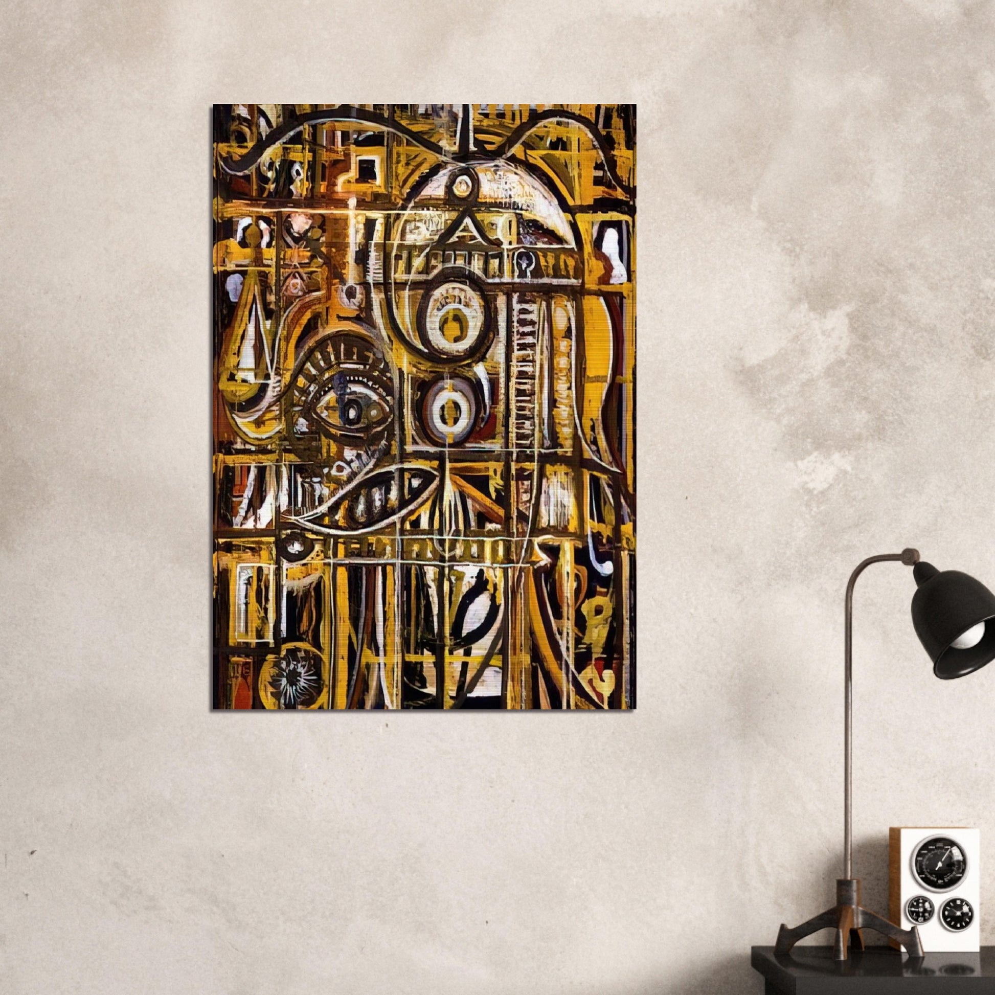 Abstract Eye - Richard Pousette-Dart Brushed Aluminum Print - 70x100 cm / 28x40 inches | Richard Pousette-Dart Aluminum Print | Richard Pousette-Dart Prints