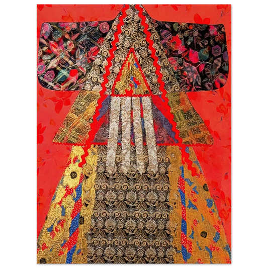 Miriam Schapiro - The Golden Robe - 1979  75x100 cm / 30x40inches Fine Art Poster
