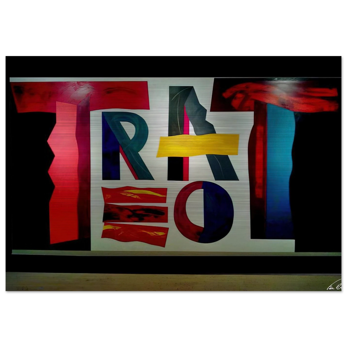 O Teatro - 2009 - Joao Vieira Brushed Aluminum Print - 70x100 cm / 28x40 inches | Joao Vieira Aluminum Print | Joao Vieira Prints
