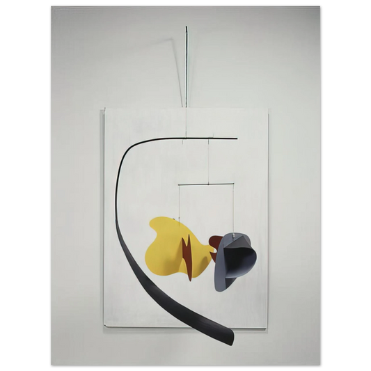 Alexander Calder - WHITE PANEL 1936 Fine Art Poster