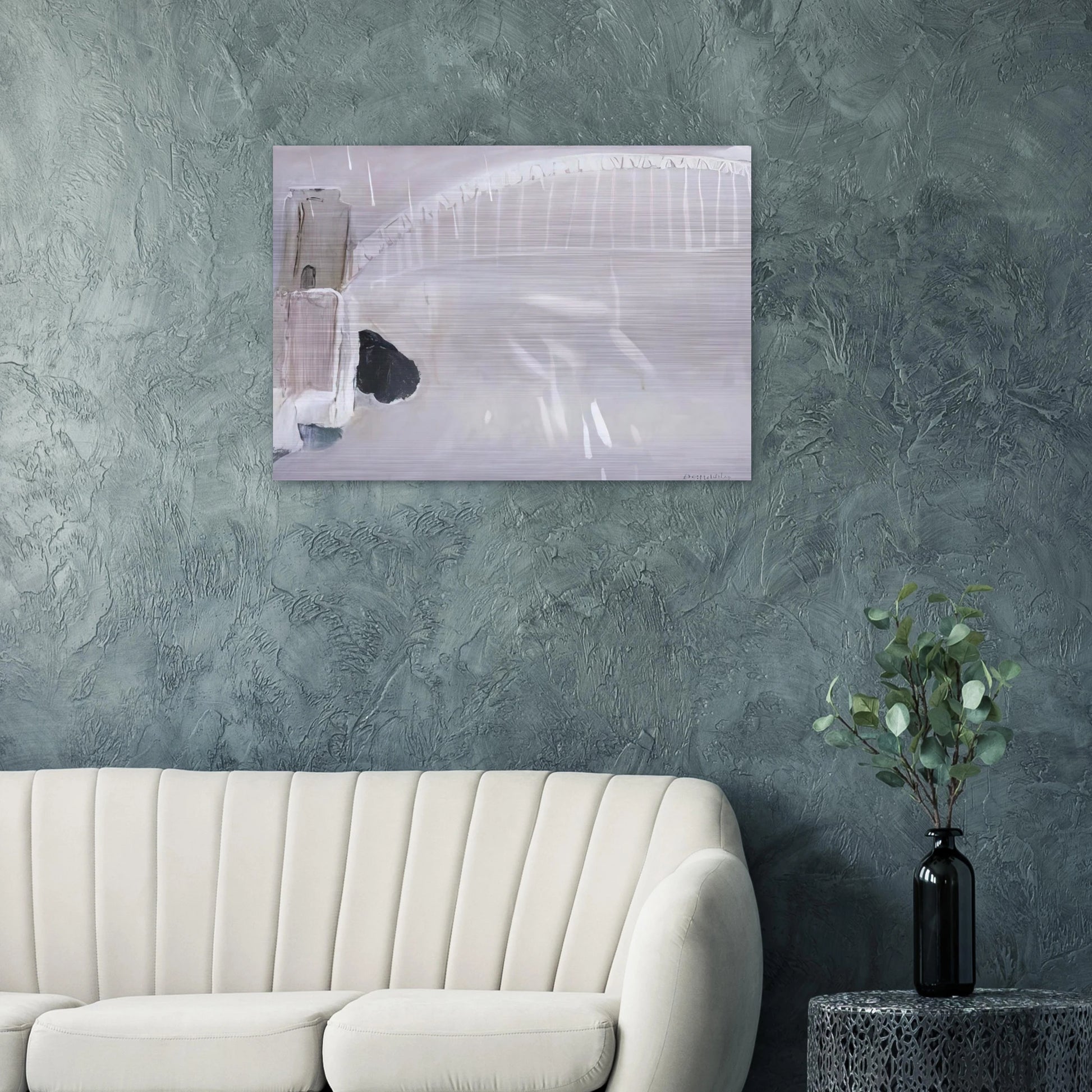 Lavender Bay in the Rain - Neo-Expressionism - Brett Whiteley Brushed Aluminum Print - 70x100 cm / 28x40 inches | Brett Whiteley Aluminum Print | Brett Whiteley Prints