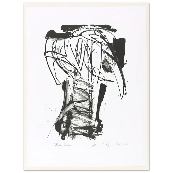Grace Hartigan - Palm Trees, from the Series The Archaics  75x100 cm / 30x40inches Fine Art Poster