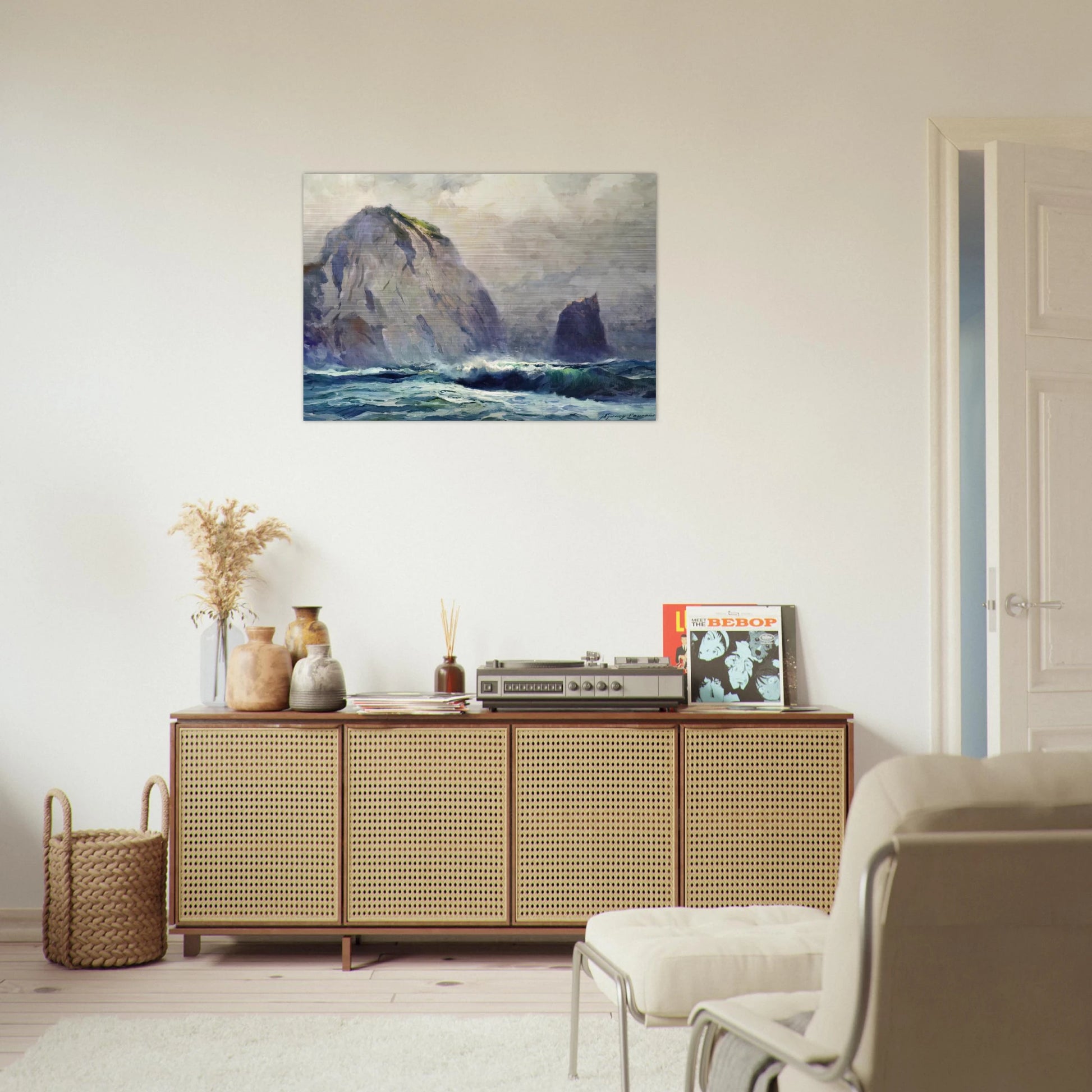 Cape St. Elias - 1928 - Sydney Laurence Brushed Aluminum Print - 70x100 cm / 28x40 inches | Sydney Laurence Aluminum Print | Sydney Laurence Prints