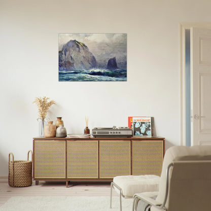 Cape St. Elias - 1928 - Sydney Laurence Brushed Aluminum Print - 70x100 cm / 28x40 inches | Sydney Laurence Aluminum Print | Sydney Laurence Prints