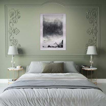 PROUSTIANA 1991 - Zao Wou-Ki Brushed Aluminum Print - 70x100 cm / 28x40 inches | Zao Wou-Ki Aluminum Print | Zao Wou-Ki Prints