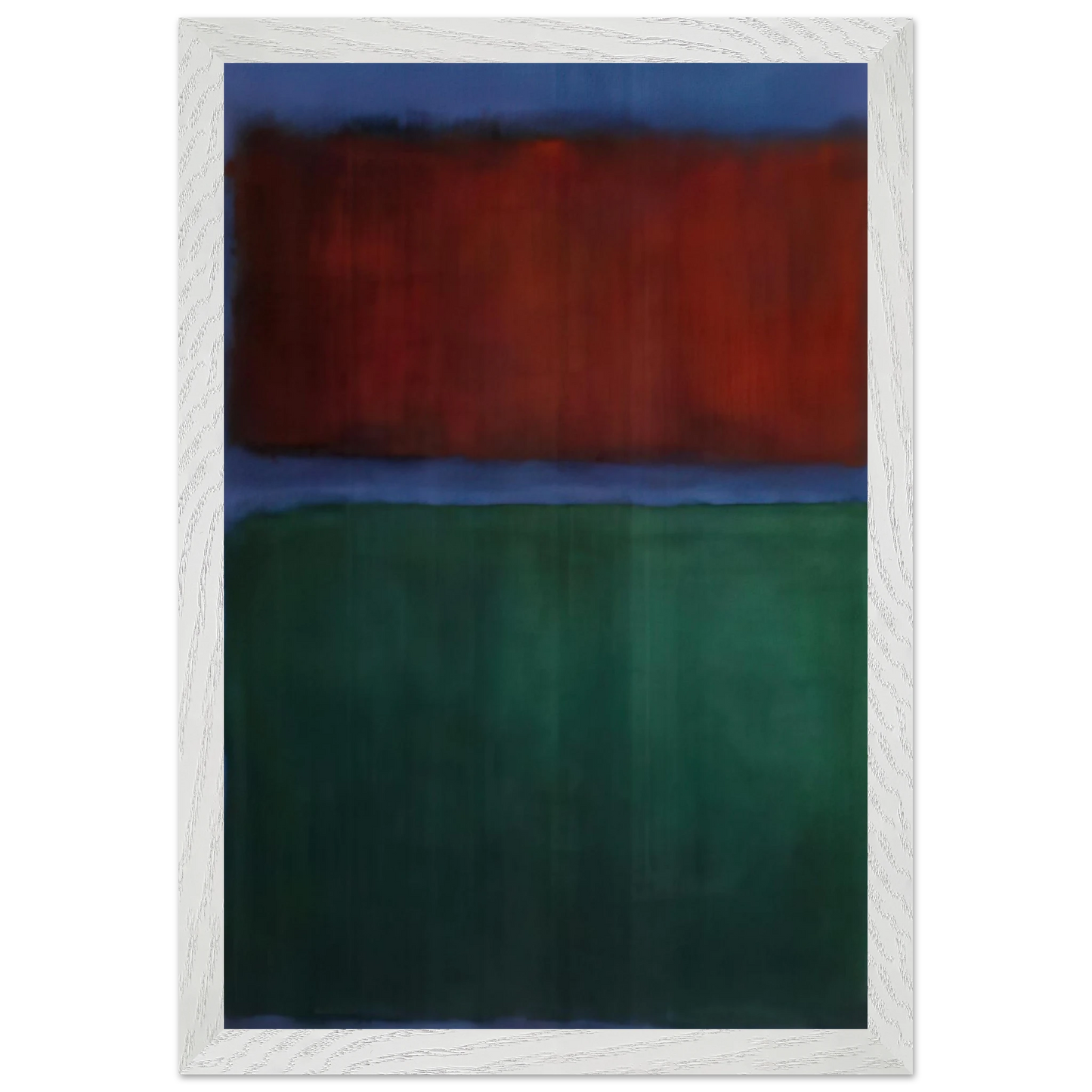 Mark Rothko - Earth and Green - 1955 Wall Art - 60x80 cm / 24x32 inches - Premium Wooden Framed Poster With Fine Art Paper-canvas - Black frame