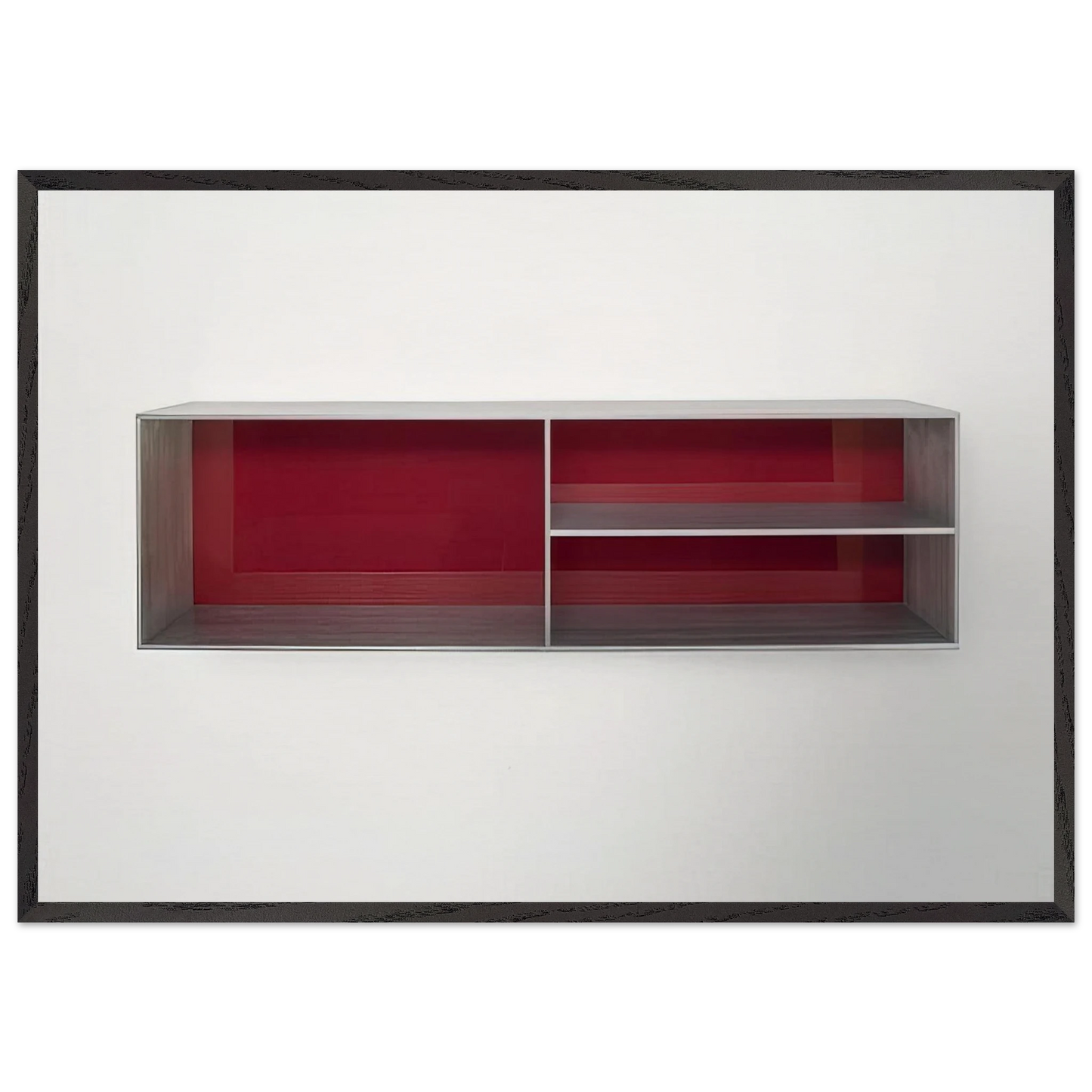 Untitled - 1985 N1 - Donald Judd 70x100 cm / 28x40 inches Framed Art Print – Black Wooden Frame