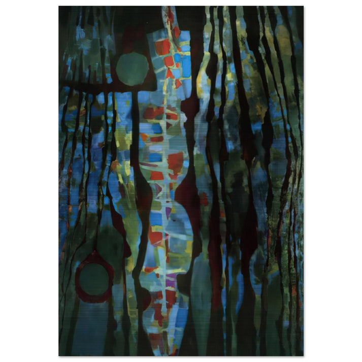 Offrande de la terre I - 1961 - Alfred Manessier Brushed Aluminum Print - 70x100 cm / 28x40 inches | Alfred Manessier Aluminum Print | Alfred Manessier Prints