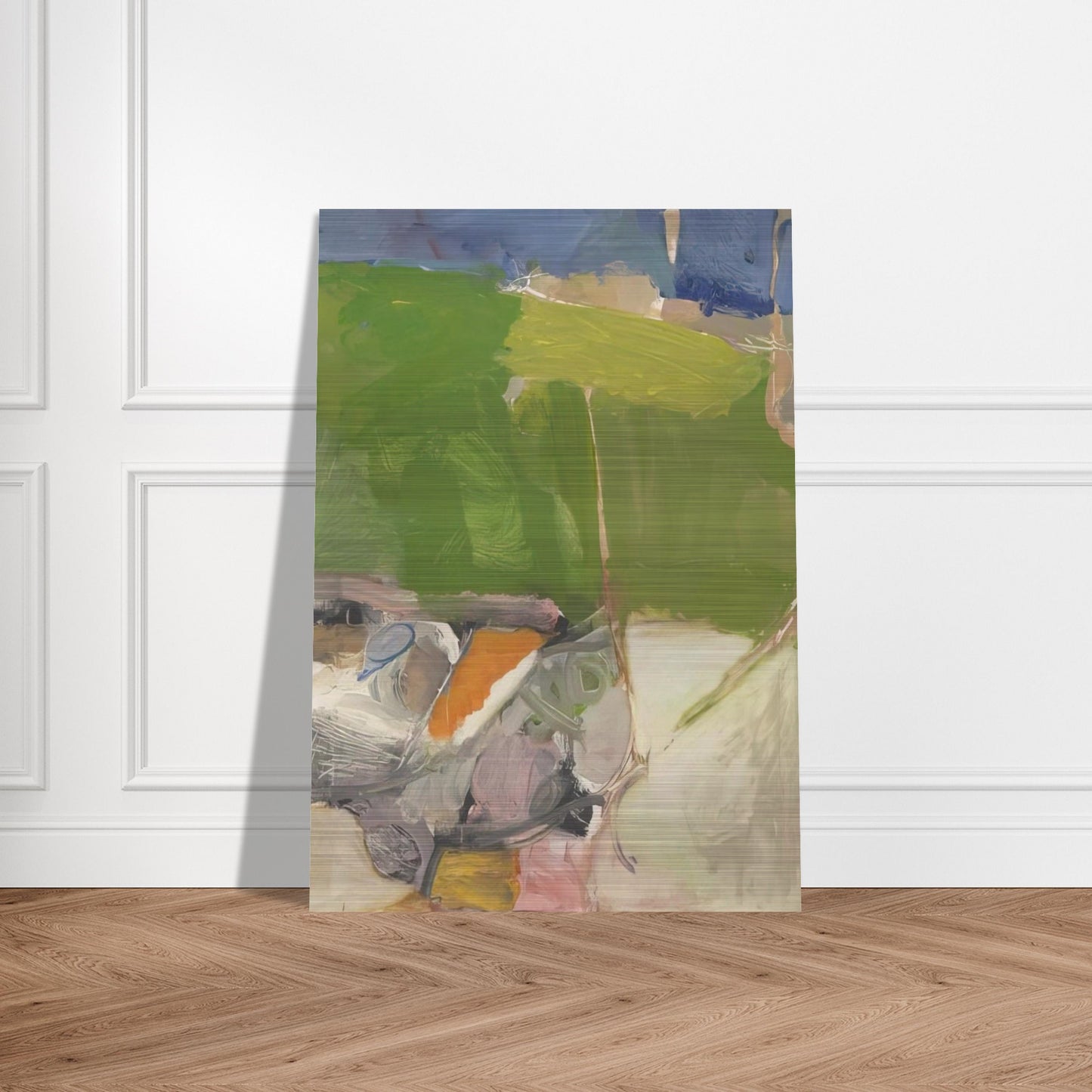 Berkeley #33 - Richard Diebenkorn Brushed Aluminum Print - 70x100 cm / 28x40 inches | Richard Diebenkorn Aluminum Print | Richard Diebenkorn Prints