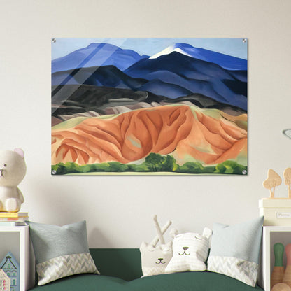 Black Mesa Landscape, New Mexico - Out Back of Mary`s II - Georgia O'Keeffe Acrylic Print - 70x100 cm / 28x40″ inches
