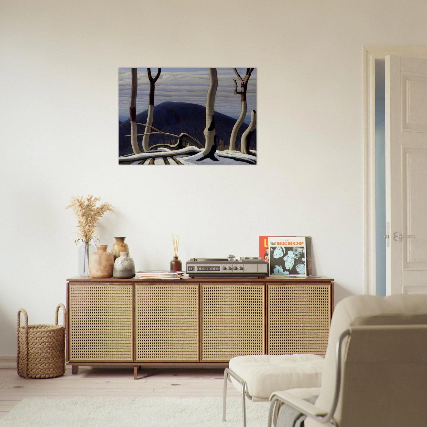 Above Lake Superior - 1922 - Lawren Harris Brushed Aluminum Print - 70x100 cm / 28x40 inches | Lawren Harris Aluminum Print | Lawren Harris Prints
