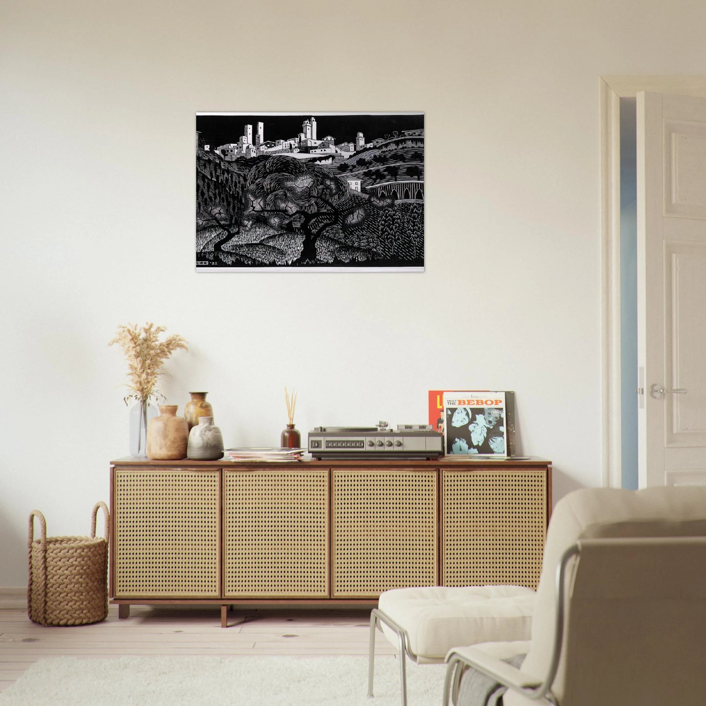 ESCHER (10) - MC Escher Brushed Aluminum Print - 70x100 cm / 28x40 inches | MC Escher Aluminum Print | MC Escher Prints