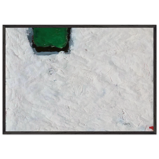 Untitled - 1959 N5 - Robert Ryman 70x100 cm / 28x40 inches Framed Art Print – Black Wooden Frame