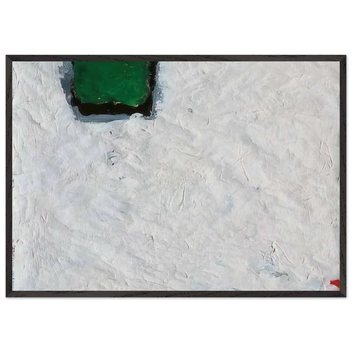 Untitled - 1959 N5 - Robert Ryman 70x100 cm / 28x40 inches Framed Art Print – Black Wooden Frame