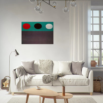 Loominé"""g #2 - 1969 - Adolph Gottlieb Brushed Aluminum Print - 70x100 cm / 28x40 inches | Adolph Gottlieb Aluminum Print | Adolph Gottlieb Prints
