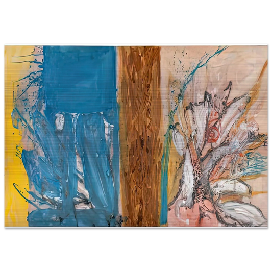 The Façade, 1954- - Helen Frankenthaler Brushed Aluminum Print - 70x100 cm / 28x40 inches | Helen Frankenthaler Aluminum Print | Helen Frankenthaler Prints