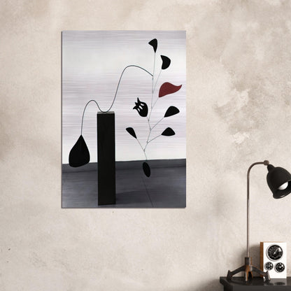 POMEGRANATE 1949 - Alexander Calder Brushed Aluminum Print - 70x100 cm / 28x40 inches | Alexander Calder Aluminum Print | Alexander Calder Prints
