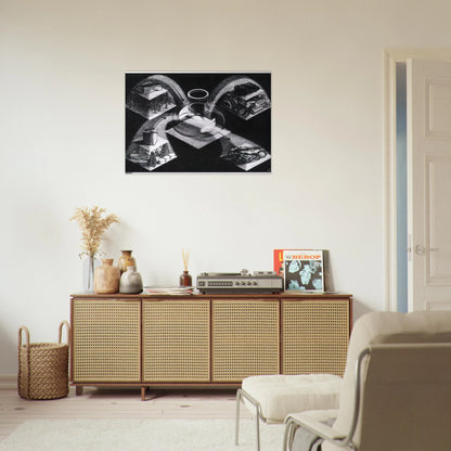 SYNTHESIS - MC Escher Brushed Aluminum Print - 70x100 cm / 28x40 inches | MC Escher Aluminum Print | MC Escher Prints