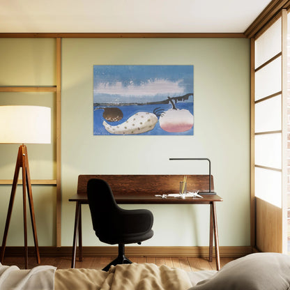 Fruit by the shore - 1992 - Mary Fedden Brushed Aluminum Print - 70x100 cm / 28x40 inches | Mary Fedden Aluminum Print | Mary Fedden Prints