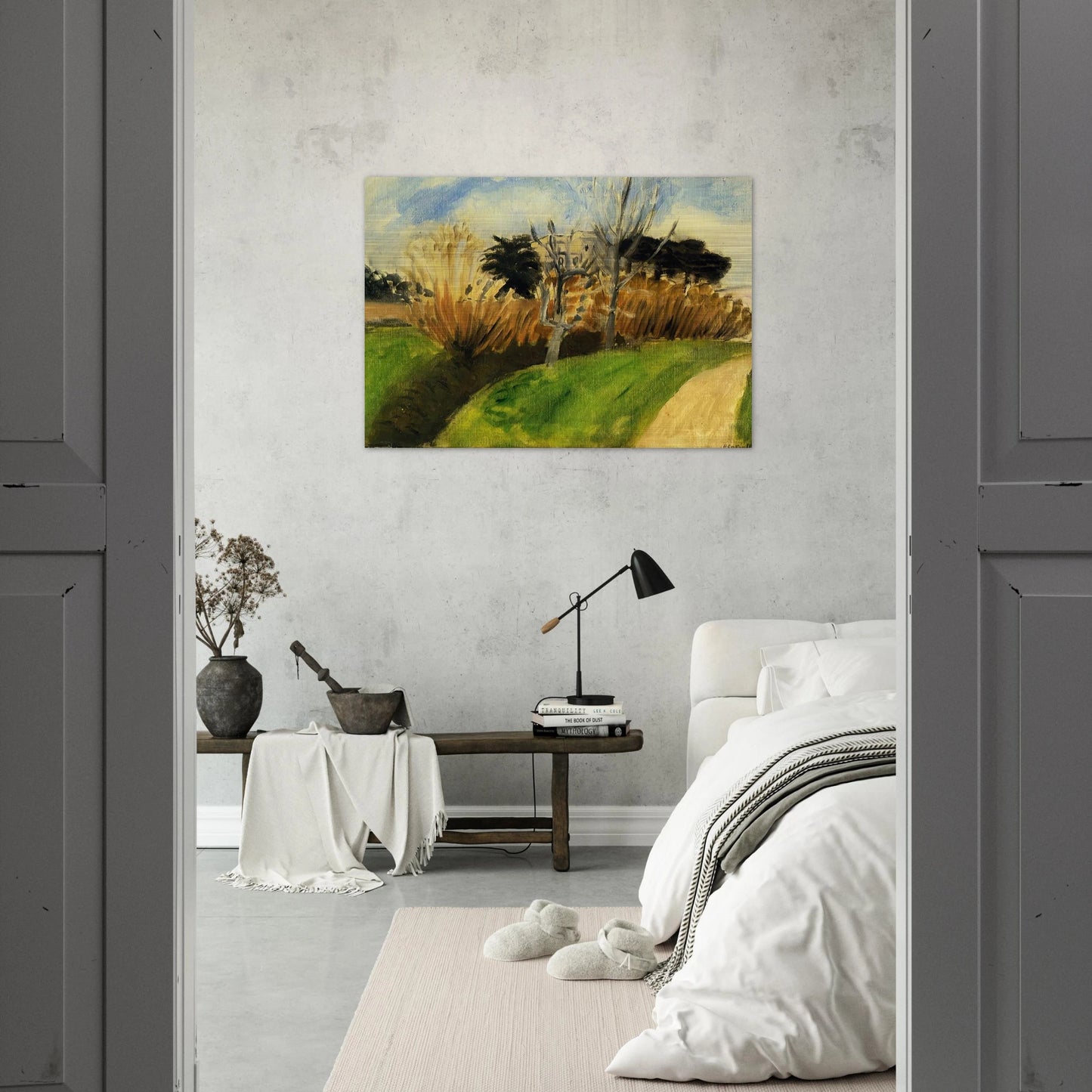 THE STREAM NEAR NICE - Henri Matisse Brushed Aluminum Print - 70x100 cm / 28x40 inches | Henri Matisse Aluminum Print | Henri Matisse Prints