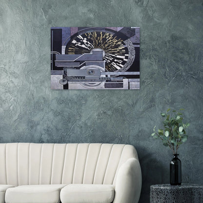 Music - Frantisek Kupka Brushed Aluminum Print - 70x100 cm / 28x40 inches | Frantisek Kupka Aluminum Print | Frantisek Kupka Prints