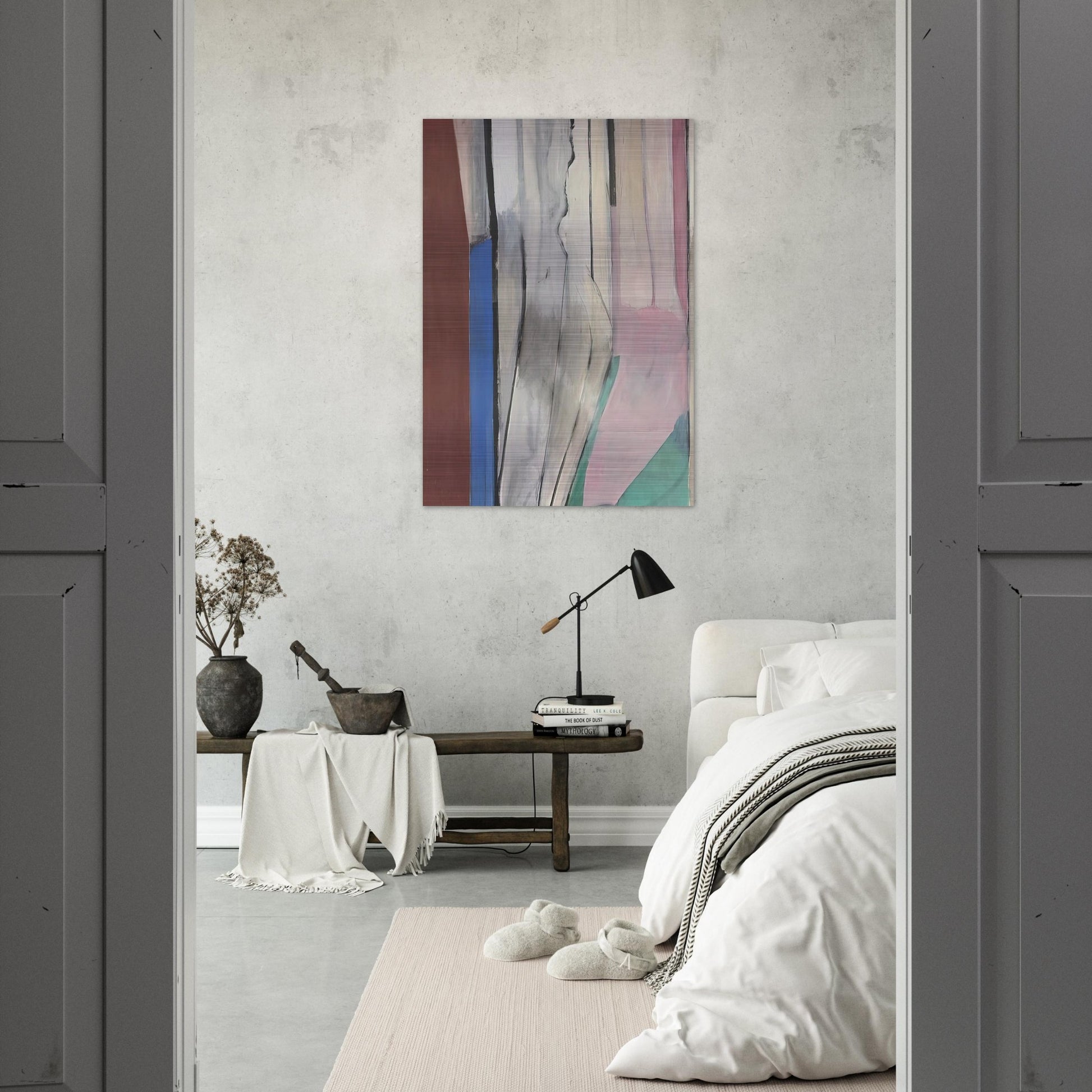 Ocean Park #6 - Richard Diebenkorn Brushed Aluminum Print - 70x100 cm / 28x40 inches | Richard Diebenkorn Aluminum Print | Richard Diebenkorn Prints