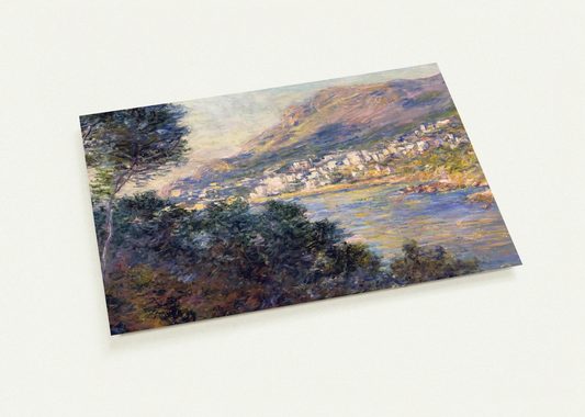 Monte Carlo Seen from Roquebrune By claude monet Pack of 10 Post Cards | claude monet Post Cards | A6 (10.5 x 14.8 cm) - 4.1 x 5.8 inches