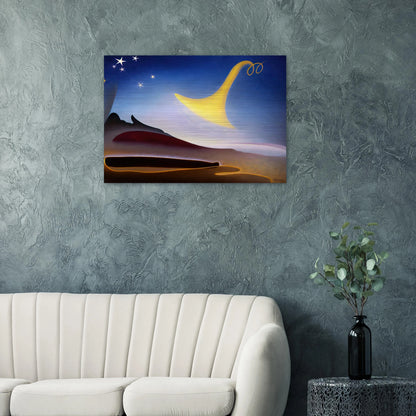Awakening Memory of Father - 1943 - Agnes Lawrence Pelton Brushed Aluminum Print - 70x100 cm / 28x40 inches | Agnes Lawrence Pelton Aluminum Print | Agnes Lawrence Pelton Prints