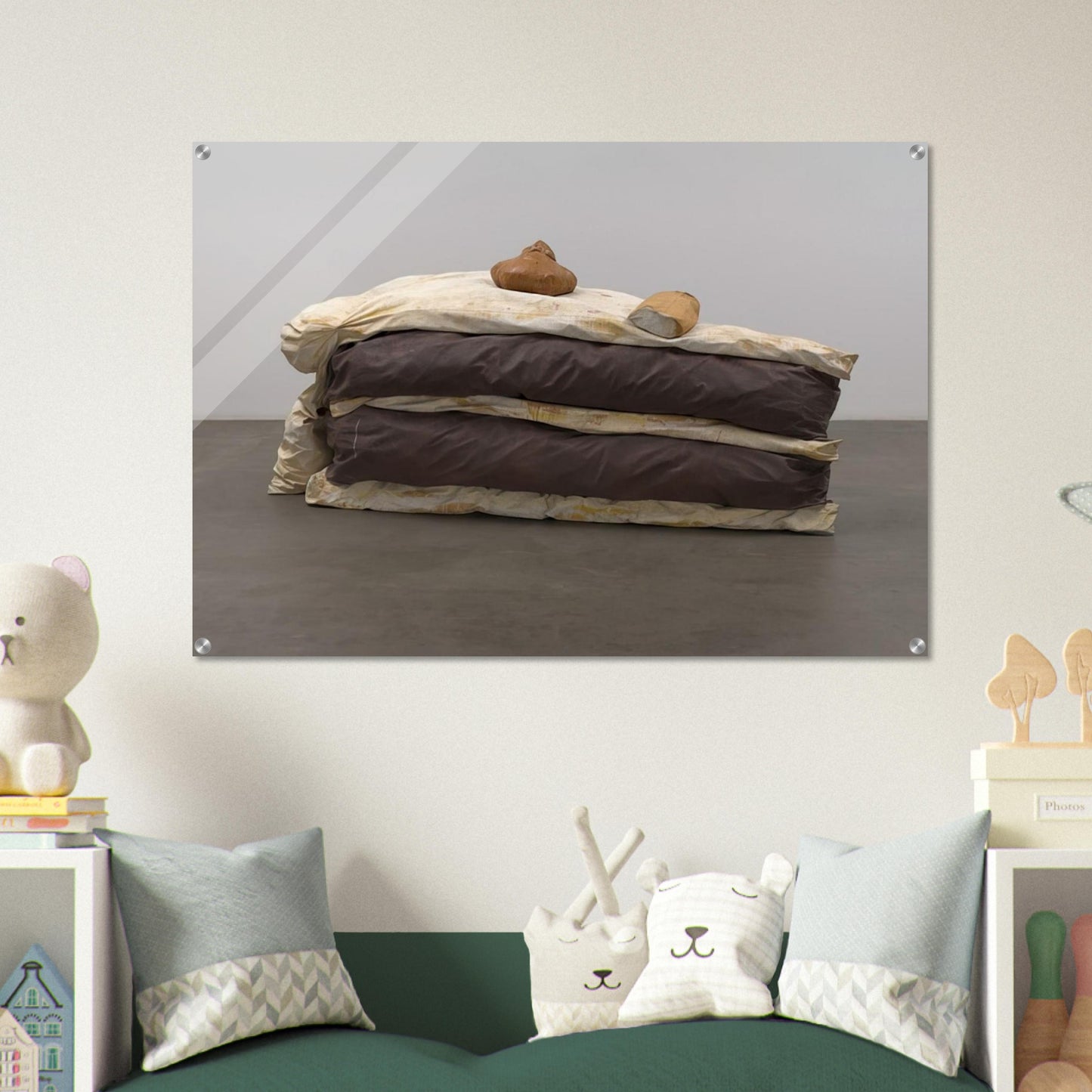 FLOOR CAKE 1962 - Claes Oldenburg Acrylic Print - 70x100 cm / 28x40″ inches | Claes Oldenburg Wall Art | Claes Oldenburg Prints
